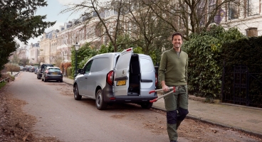 Ook met een elektrische bus komt je gereedschap gemakkelijk mee